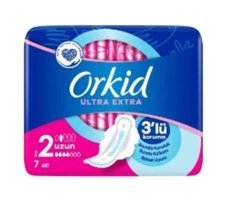 Orkid Ultra Extra No:2 Ultra İnce 7'li Hijyenik Ped
