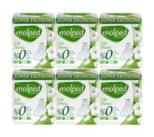 Molped Pure&Soft Organik Antialerjik İnce 30'lu Hijyenik Ped 6 Adet