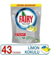 Fairy Platinum Limon Tablet Bulaşık Makinesi Deterjanı 43 Adet