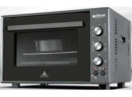 İtimat 7022.02 40 lt Izgaralı Rustik Fanlı Mini Fırın Antrasit
