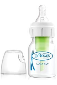 Dr. Brown's Polipropilen Gaz Yapmayan Antikolik Yenidoğan Yavaş Akışlı 0-3 Ay Şeffaf Biberon 60 ml