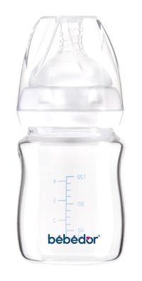 Bebedor 50301 Polipropilen Yenidoğan Yavaş Akışlı 0-3 Ay Şeffaf Biberon 120 ml