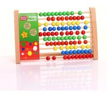 Baby Toys Raylı Ahşap Abaküs
