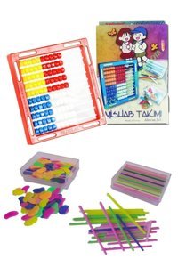 Artlantis Ayaklı Raylı Plastik Abaküs