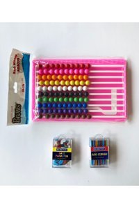 Etiketcim Ayaklı Raylı Plastik Abaküs