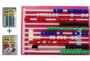 Trix Ayaklı Raylı Plastik Abaküs