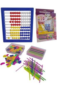 Skycott Ayaklı Raylı Plastik Abaküs