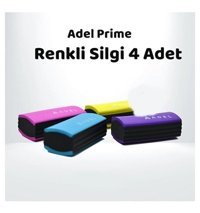 Adel Prime Orta Boy Çok Renkli Silgi