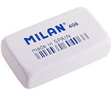 Milan 406 Büyük Boy Beyaz Silgi