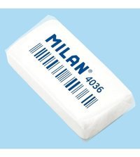 Milan Flexible Synthetic 4036 Orta Boy Beyaz Silgi