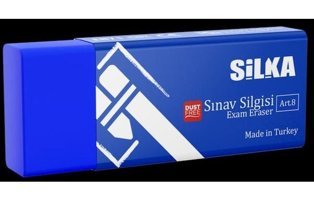 Silka ART-8 Orta Boy Mavi Sınav Silgi