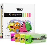 Silka ART-13 Büyük Boy Çok Renkli Silgi