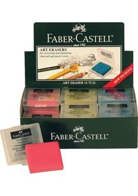 Faber Castell Orta Boy Kırmızı Hamur Silgi