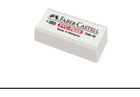 Faber Castell 708648 Küçük Boy Beyaz Silgi