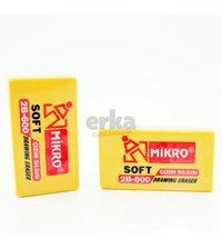Mikro 2B-600 Orta Boy Sarı Silgi