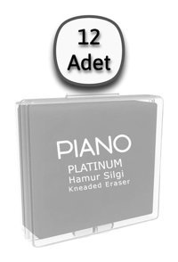 Piano Orta Boy Gri Hamur Silgi