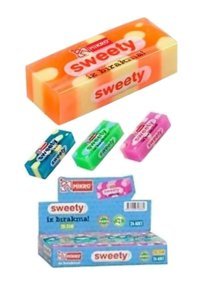 Mikro Sweety Orta Boy Çok Renkli Silgi