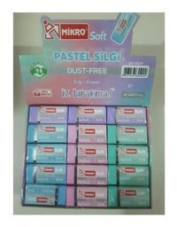 Mikro Soft 2B-30P Orta Boy Çok Renkli Silgi