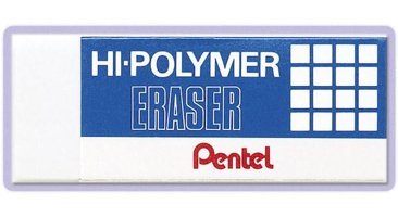 Pentel ZEH10 Büyük Boy Beyaz Silgi