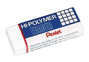 Pentel ZEH05 Küçük Boy Beyaz Silgi