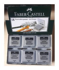 Faber Castell Orta Boy Gri Hamur Silgi