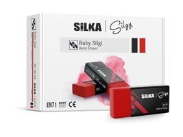 Silka ART-59 Orta Boy Kırmızı Sınav Silgi
