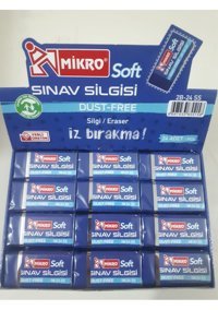 Mikro Soft Orta Boy Mavi Sınav Silgi