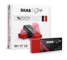 Silka ART-5 Büyük Boy Kırmızı Silgi