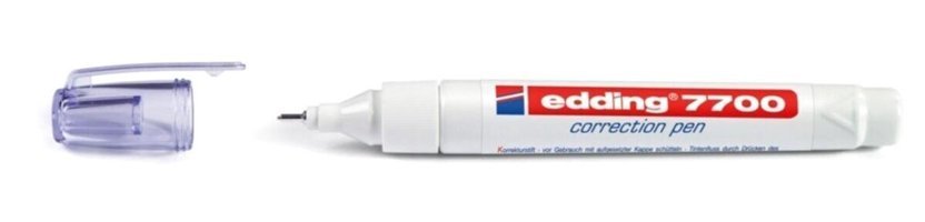 Edding 7700 Beyaz Tekli Kalem Daksil