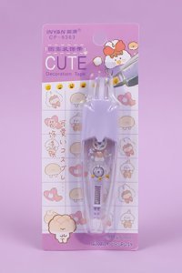 Bold Grup Cute Desenli Mor Tekli Şerit Daksil
