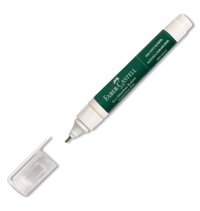 Faber Castell Desenli Beyaz Tekli Kalem-Sıvı Daksil