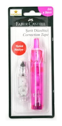 Faber Castell Pembe 2'li Kalem-Şerit Daksil