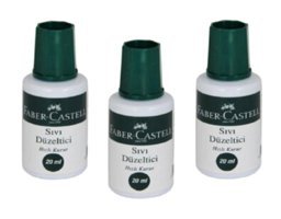 Faber Castell Beyaz 3'lü Sıvı Daksil