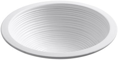 Kohler Twirl Tekli 35 cm Seramik Tezgah Altı Yuvarlak Lavabo Beyaz