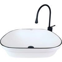 Pure Concept Klasik Tekli Tezgah Üstü Çanak Lavabo Beyaz