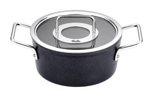 Fissler Adamant İndüksiyonlu Cam Kapaklı Granit 20 cm Derin Tencere
