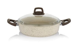 Schafer Profuse Cam Kapaklı Granit 24 cm Karnıyarık Tenceresi
