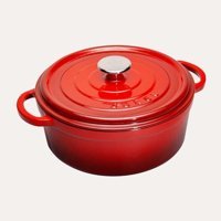 Sürel Döküm 24 cm Karnıyarık Tenceresi Kırmızı