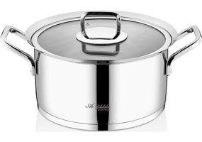 Aryıldız Chef Prestıge İndüksiyonlu Cam Kapaklı Çelik 24 cm Karnıyarık Tenceresi