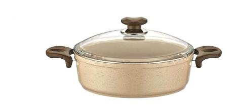 Gülsan Safran Alüminyum 20 cm Basık Tencere