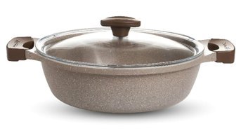 Thermoad Graneu Cam Kapaklı Döküm 26 cm Karnıyarık Tenceresi