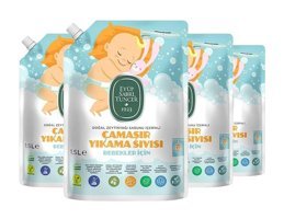 Eyüp Sabri Tuncer Hipoalerjenik Organik Bitkisel 4x1.5 kg Sıvı Bebek Deterjanı