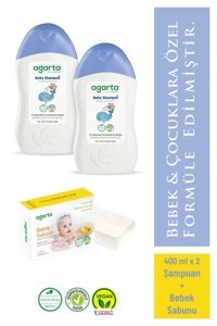 Agarta Göz Yakmayan Yenidoğan Tüm Cilt Tipleri İçin Bebek Şampuanı 800 ml