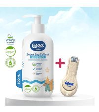 Wee Baby Yenidoğan Normal Ciltler İçin Papatya Özlü Bebek Şampuanı 500 ml
