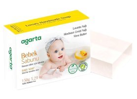 Agarta Lavanta Yağı-Hindistan Cevizi Yağı Katı Bebek Sabunu 150 gr