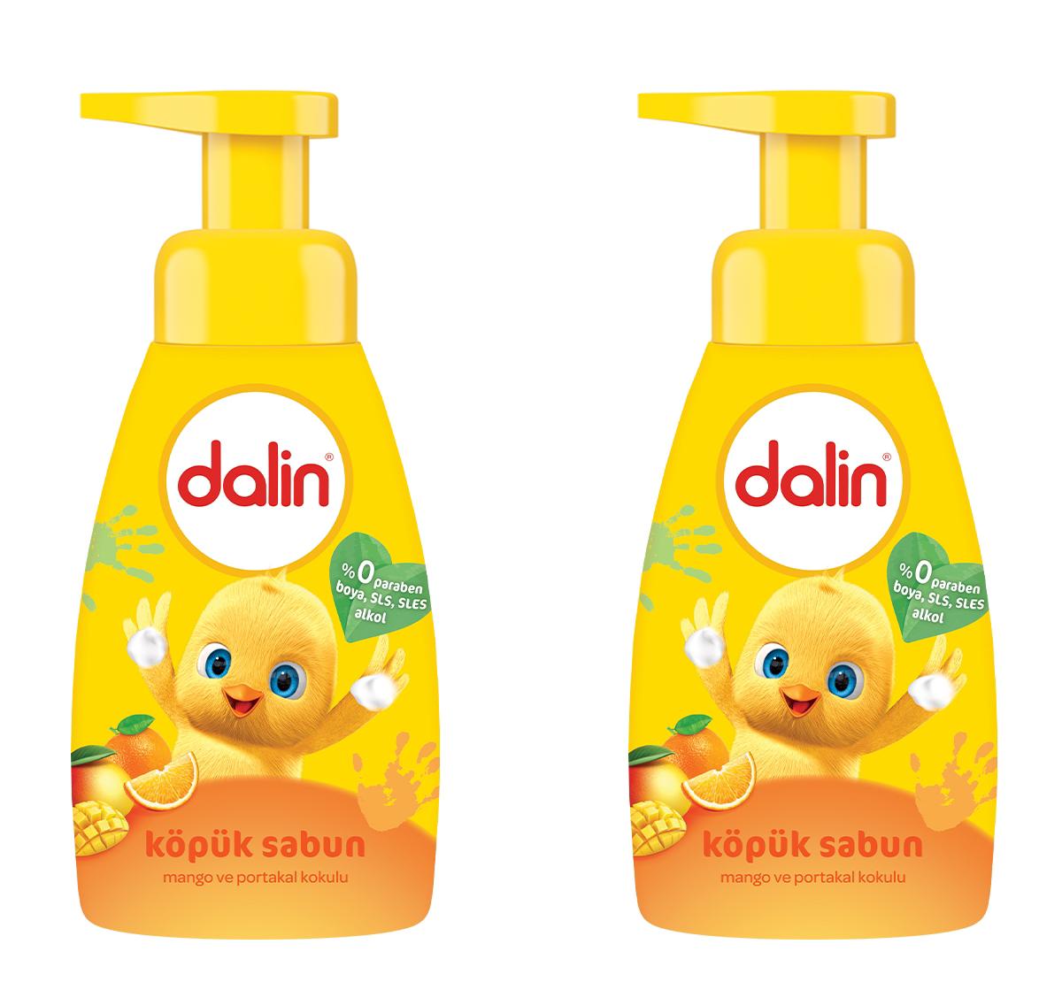 Dalin Mango ve Portakal Köpük Bebek Sabunu 2x200 ml