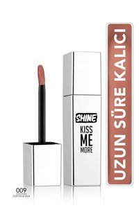 Flormar Shine Kiss Me More No:009 Sütlü Kahve Parlak Dudak Dolgunlaştırıcı Ruj