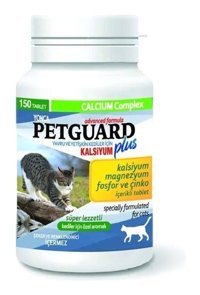 Petguard Multivitamini Bağışıklık Güçlendirici Yavru-Yetişkin Kedi Vitamini 150 Adet