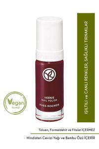 Yves Rocher 15 Koyu Bordo Parlak Oje