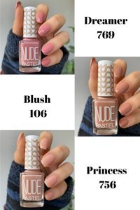 Pastel 769 - 106 - 756 Nude Parlak Oje